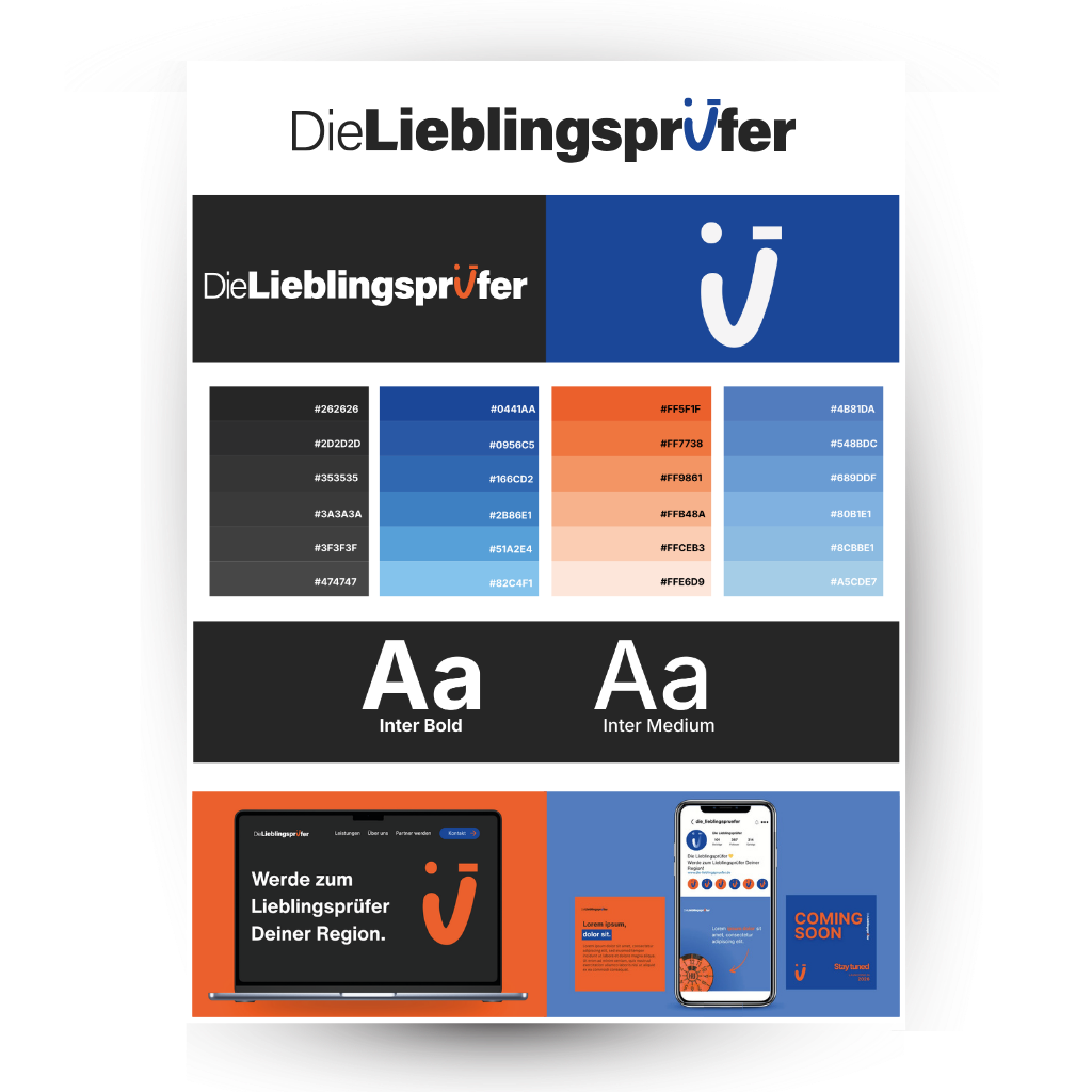 Corporate Design Die Lieblingsprüfer
